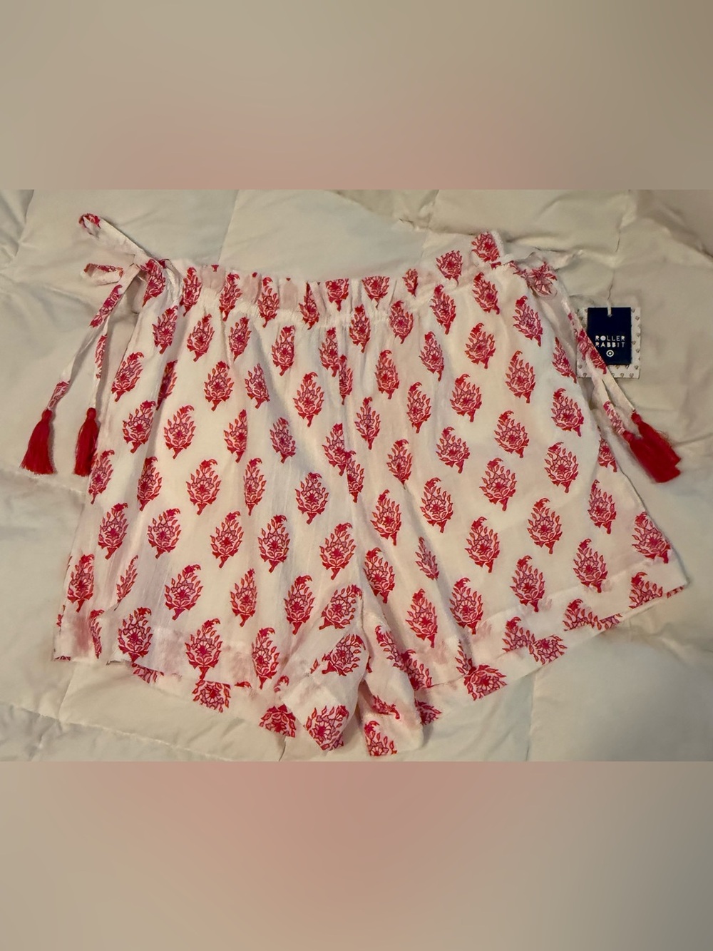 Size XXS Roller Rabbit NEW Dressy Lined Short Side Pockets Side-Tie Tassel